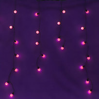 Бахрома светодиодная 3мх0,3/0,4/0,5м, 96 ламп LED, Розовый, 8 реж купить оптом и в розницу Бахрома светодиодная 3мх0,3/0,4/0,5м, 96 ламп LED, Розовый, 8 реж купить оптом и в розницу