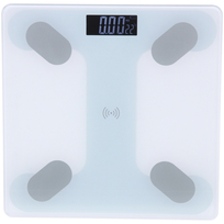 Весы напольные электронные SMART-Weight 26*26*0,4 см, bluetooth (работает от 2хААА), Белый