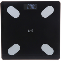 Весы напольные электронные SMART-Weight 26*26*0,4 см, bluetooth (работает от 2хААА), Черный