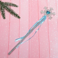 Волшебная палочка Снежинка с лентой 32*7 см