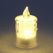 Сувенир с подсветкой Свеча - Блеск 3,7*4,5 см