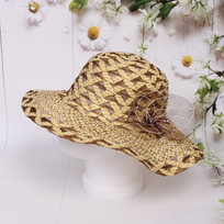 Шляпа женская с широкими полями TiraMiSu- Лорен, микс 4 цвета, р58, ширина полей 9 см