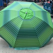 Зонт пляжный D=200 см, h=210 см, Градиент АРТ1406, с покрытием от нагрева, ДоброСад