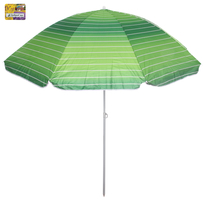 Зонт пляжный D=200 см, h=210 см, Градиент АРТ1406, с покрытием от нагрева, ДоброСад