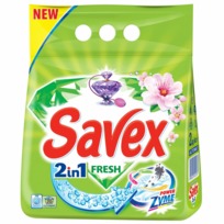 Порошок стиральный SAVEX 2 in 1 Fresh Automat, 2кг