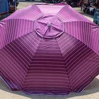 Зонт пляжный D=200 см, h=210 см, Градиент АРТ1400, с покрытием от нагрева, ДоброСад