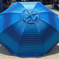 Зонт пляжный D=200 см, h=210 см, Градиент АРТ1351, с покрытием от нагрева, ДоброСад