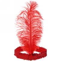 Карнавальный аксессуар полоска на волосы Леди чарльстон, микс цветов