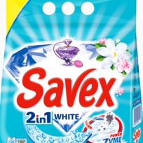 Порошок стиральный SAVEX 2 in 1 White Automat, 2кг