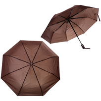 Зонт мужской автомат Ultramarine - Эстет, цвет коричневый, d98, длина в слож. виде 28