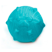 Игрушка - мячик для собак средних, мелких и крупных пород ИГРУЛИК для Бро, лапки, цвет голубой, d-6см (лейбл)