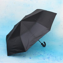Зонт мужской автомат Ultramarine - Эстет, цвет черный, ручка крючок, d98см
