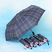 Зонт мужской автомат Ultramarine- Клетка, цвет микс, d98см