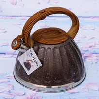 Чайник из нержавеющей стали 3,2л Vicalina Бисквит шоколадный VL-0056