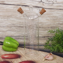 Бутылка стеклянная для специй 500мл Хай-Тек с пробковой крышкой, виноград