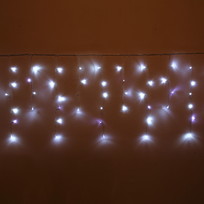 Гирлянда для дома БАХРОМА Мерцание ш1,5м* в30/50 см 48 ламп LED, прозрачн. провод, авторежим, IP-20, Белый