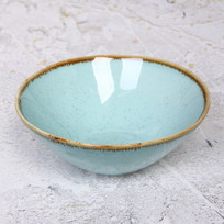 Салатник керамический Tiffany Blue 13,5*13,5*5см