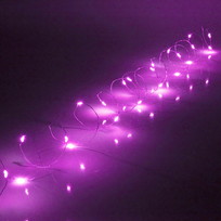 Гирлянда для дома на батарейках 3.0 м 30 ламп LED, 1 реж.,IP-20, Фиолетовый