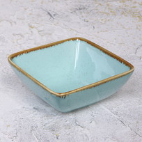 Салатник керамический Tiffany Blue 13,7*13,7*5,8см