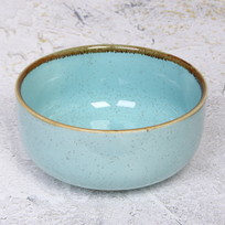 Салатник керамический Tiffany Blue 15,5*7см