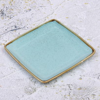 Тарелка керамическая Tiffany Blue десертная 15*15*1,8см
