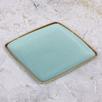 Тарелка керамическая Tiffany Blue обеденная 20,3*20,3*2см
