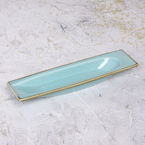 Тарелка керамическая Tiffany Blue сервировочная 31*9*3,5см
