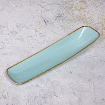 Тарелка керамическая Tiffany Blue сервировочная 36*9,5*5,5см