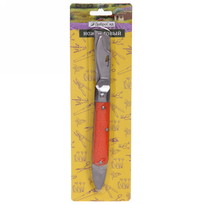 Нож садовый Помощник 18,5см складной, с шпателем ДоброСад