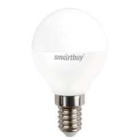 Лампа Smartbuy,7W, шарик P45, Е14, 220В, 500Лм, 3000К (100)*
