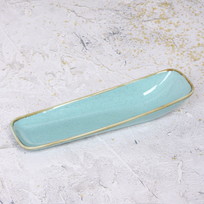 Тарелка керамическая Tiffany Blueсервировочная 30*9,5*5см
