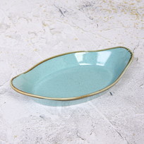 Форма для запекания керамическая Tiffany Blue 23*13*4,3см