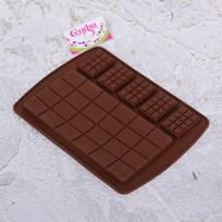 Форма силиконовая для шоколада 18,2*13,8*0,8см