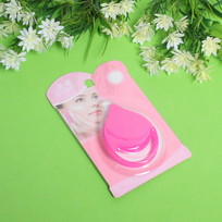 Спонж для умывания и бережного пилинга Yuoki - Toki, капля, цвет розовый, 6*8,5см