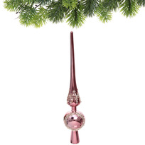 Верхушка на ёлку SHINE Christmas history 28 см, pink