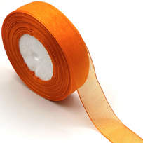 Лента капроновая ш. 25 мм., цв. Оранжевый 50 ярд (45,7 метра)
