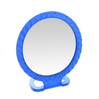 Зеркало настольное в пластиковой оправе Ажур круглое, подвесное d-17,5см (Стикер на минивложение 20шт)