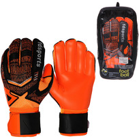 Перчатки вратарские FD-882, размер 8, оранжевый-черный