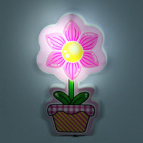 Ночник-светильник Sweet dream - Сияющий цветочек 2W 220V, Розовый