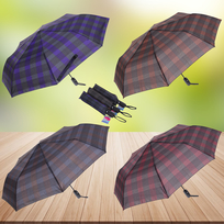 Зонт мужской полуавтомат ESTET, микс 4 цвета, 8 спиц, d-95см, длина в слож. виде 40см