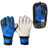 Перчатки вратарские FD-879, размер 6, черный-синий