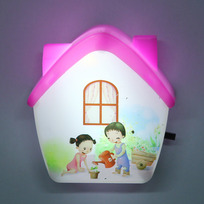 Ночник-светильник Sweet dream - Уютный домик 2W 220V, Розовый