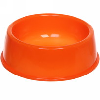 Миска пластиковая Радуга-Пэт 15,5*5см цвет оранжевый / 280мл