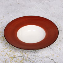 Тарелка керамическая Corsica orange 24*6см, для пасты