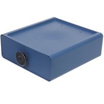 Мини - ящик для хранения мелочей РИКОТТО, цвет синяя сталь, 20*21*8см (пакет)