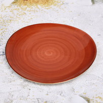 Тарелка керамическая Corsica orange 26*2см