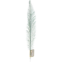 Ветка декоративная Волшебное перо 53 см, Нежный зеленый