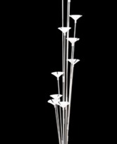 Подставка для шаров Каскад (основа, 11 палочек с держателями) 97*40*65 см, белый