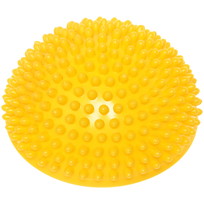 Массажная полусфера Ежик d-16 см, желтый