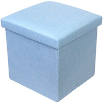 Короб для хранения вещей складной ВЕСТА, цвет пастельно голубой, 31*31*30.5см